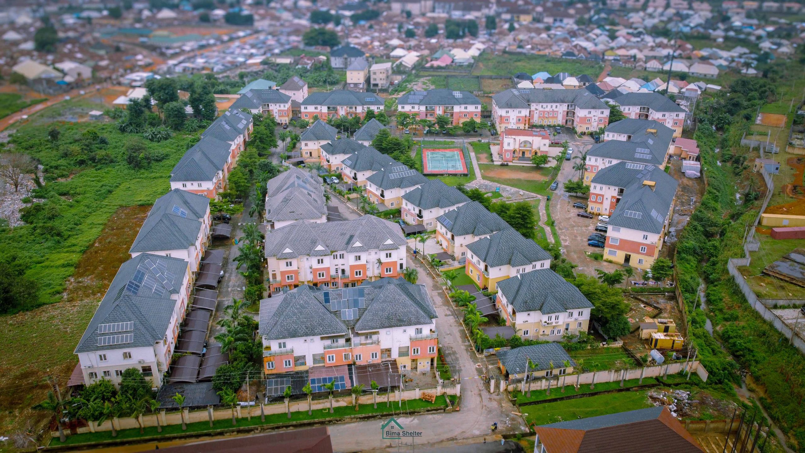 100 Units of Various House Types